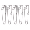 Miniatyrbillede 1 af 8: 5 stk. Lange Line Clips Snap Swivel Havfiskeri Forbindelser Lukket Øje Hængende Spænde Hurtig Pin Tool 2.6cmx100MM
