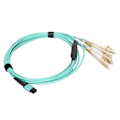 Miniatyrbilde 8 av 8: MPO til 8LC Fiber Patch-kabel 3,3yd Duplex MPO til 8LC LSZH Lavt Optisk Tap Stabil Overføring Fiberoptisk Patch-ledning