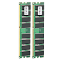 Miniatyrbillede 3 af 8: 2 stk. Hukommelsesmodul Desktop Computer Dobbeltsidet 16-Grain DDR 1GB 400MHZ PC-3200