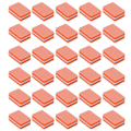Miniatyrbild 5 av 8: 30st Mini Nail Buffer Professionell Bärbar Hemsalong Nagelputsning Slipblock Manikyr ToolOrange