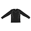 Miniatyrbillede 1 af 8: Mænds Kompressions Langærmet T-shirt Hurtigtørrende Åndbar Høj Elasticitet Atletisk Sportsbeskyttelse Træning Stram Top til Cykling Basketball Træning