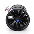 Miniatyrbillede 2 af 8: EDF 70 mm 12 Blade Duct 6S 2100KV ESC Speed ​​Controller Set Kompositmaterial til RC Bil CW