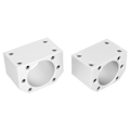 Miniatyrbillede 4 af 7: 2 stk. skruemutterbeslag CNC kugledele 10 fastgørelseshuller Aluminiumlegeringsdrejebænk Tilbehør Accurant