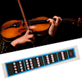 Miniatyrbilde 7 av 8: Fiolin-klistremerke Svart Blå Gripebrett Guide Nybegynner Musikinstrumenttilbehør BC05 4/4 Blå kant
