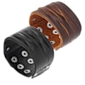 Miniatyrbilde 7 av 8: 2 stk Punk Armbånd Vintage Håndvevde Flettede Rock Gotiske Mansjettarmbånd i Kunstlær