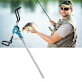 Miniatyrbilde 4 av 8: Stål Fiske Stang Holder Jordsmonn Stativ 360 Grader Roterende Fiske Stang Holder for Utendørs Fiske