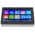 Miniatyrbillede 5 af 8: 7 tommer Universal Bilstereo Audiomodtager Touchscreen MP5 Afspiller GPS Navigation med Backup Kamera Håndfri Opkald