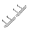 Miniatyrbilde 4 av 8: Metallpedaler i aluminiumlegering, utsøkte sideplatepedaler for D90 for D91 for D96 for D99 for D99S 1/12 RC klatrebil R790S sølv