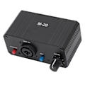 Miniatyrbild 7 av 8: Mikrofonförförstärkare High Gain 48V Phantom Power XLR Output Mic Förförstärkare för dynamiska och kondensatormikrofoner Booster