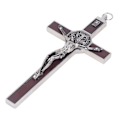 Pikkukuva 4 / 7: Jeesus Kristus risti katolilainen Jeesuksen risti seinäkoriste metalliristi riipus olohuoneen makuuhuoneen oviaukon L