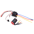 Miniatyrbilde 6 av 8: 3650 3100KV Vanntett Børsteløs Motor 60A ESC Elektrisk Regulator Lang Linje for 1/10 RC Bil