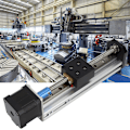 Miniatyrbillede 4 af 7: BACHIN Lineær Bevægelse Glidebord CNC Skinneguide Glidetrin 1,8 grader Trin vinkel 300MM