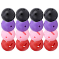 Miniatyrbilde 2 av 8: 16 stk/pose Plast golfballforsyning firkantet hull 4 stk Rosa 4 stk Rød 4 stk Lilla 4 stk Svart