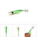 Miniatyrbilde 5 av 5: Lysende glød i mørket Natt kunstig blekksprut Jig naturtro fiskesluk Krok Fiskekrok Lure Grønn