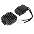 Miniatyrbillede 2 af 8: CDI Tændingboks 6-Pins Spændingsregulator Likretter Kit 21066-1055 21119-1302 Passer til Kawasaki KLF300 1988-1991