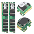 Pikkukuva 7 / 8: 2 kpl Muistimoduuli Pöytätietokone Kaksipuolinen 16-jyväinen DDR 1GB 400MHZ PC-3200