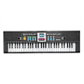 Miniatyrbillede 2 af 8: 61-tangenters Mini Elektrisk Piano Sort multifunktionelt studiolegetøj med mikrofon til begyndere