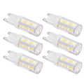 Miniatyrbild 8 av 8: 10 STK G9 220V LED-lampa Dimbar keramisk LED-lampa Byt ut halogenlampa för ljuskronaG9 3W 32LED