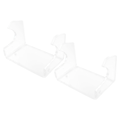 Miniatyrbillede 2 af 8: 2 stk. lange skateboards opbevaringsstativ Longboard vægmonteret holder til soveværelse stue Transparent