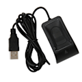 Miniatyrbild 8 av 8: USB-fingeravtrycksläsare Automatisk identifiering Enkel användning 10 fingrar Kapacitet Fingeravtrycksinloggningsnyckel för dator