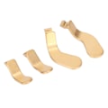 Miniatyrbillede 4 af 8: 4 stk. Controller Paddles Rustfrit Stål Udskiftningskontroldele til Xbox One Elite Controller Series 2 Model 1797 Guld