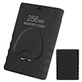 Miniatyrbilde 8 av 8: Bærbar minnebrikke 256MB tilbehør for PS2 PlayStation 2 Game Data Console svart