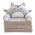 Pikkukuva 1 / 8: 2-in-1 taittuva lasten sohva Tyyny Plush-sohva Söpö sohva lapsille