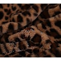 Miniatyrbillede 4 af 5: Leopardmønstret Krystal Fleece Sofa Tæppe 160*200cm (Gulbrun)