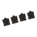 Miniatyrbilde 3 av 8: 4 stk RC Link Mount Messing Stabil Rustfri RC Oppgraderingsdeler for Axial SCX10 II AR44 Aksler 1/10 Svart