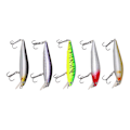 Miniatyrbillede 5 af 8: 5 stk Minnow fiske-agn flydende kunstige hård agn Lange kast-agn med stålkugle