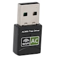 Miniatyrbillede 3 af 8: USB WiFi Adapter 600Mbps Dobbelt bånd 2.4G 5.8G Understøtter AP-tilstand IEEE 802.11g Trådløs netværksadapter til bærbar computer stationær pc