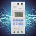 Miniatyrbild 2 av 7: TM919A-3 24V DC 16A LCD 7 dagars programmerbara digitala timerbrytare