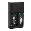 Pikkukuva 4 / 8: Latautuva akkukokoelma Xbox One:lle 2x2600mAh akkua ja latausasema Xbox One S:lle Xbox Series X S:lle