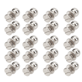 Miniatyrbillede 3 af 8: 20ST 9 x 8 mm gør-det-selv kobbernitter med rundt hoved Nippel Nagelpose Sko Tilbehør til læder Sølv 9 x 8 mm