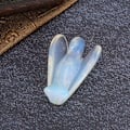 Miniatyrbillede 5 af 8: Jade Naturkrystal Engel 3-dimensionel udskæring Hjemindretning Håndværk Ornamenter 1,5 i Opal engel