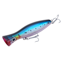 Miniatyrbild 1 av 3: Fiske lockar verklighetstrogna Popper Bait Swimbaits med diskantkrok (lila&blå)