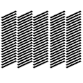 Miniatyrbilde 2 av 8: 100 stk Fiske Stang Tie Strap Pol Fixing Band Stang Elastisk Wrap Holder Haken og Loop Design Svart
