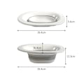 Miniatyrbillede 3 af 8: Foldbar Kvinde Bidét Hofteskylle Perineum Blødgøring Gravid Badekar til Bad Analdusch Badekar