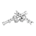 Pikkukuva 2 / 8: CNC-alumiiniseos etu- ja taka-akseli kotelo Axial SCX24 1/24 RC-simulaatiomalliautolle Silver