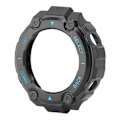 Miniatyrbild 4 av 8: Plastskyddsfodral för Amazfit TRex Watch Edge Bumper Protective Shell Ram (Black Shell Blue Word)
