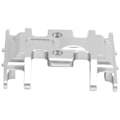 Miniatyrbillede 4 af 8: Aluminiumchassismonteret plade Gearbox-monteret transmissionsholder til Axial SCX24 1/24 RC Bil Sølv