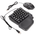Miniatyrbild 3 av 8: Half Hand Gaming Tangentbord och Mus Combo Wired Gaming Mouse Converter för Android för Harmony för IOS 10.0-13.3