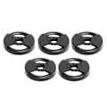 Miniatyrbillede 5 af 8: 5 stk Plastplader Adapter 45RPM Pladespiller Adapter Grammofon Tilbehør Sort 1L50