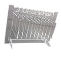 Miniatyrbillede 3 af 8: Negle Hanger Display Stativ Akryl Hængende Transparent Organizer Negleprøve Display Stativ med 10 stk Hanger L