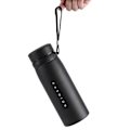 Miniatyrbillede 5 af 8: 1 stk 900 ml rustfrit stål vand termisk kop te kaffe rejse drikkeflaske (sort)