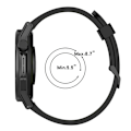 Miniatyrbilde 8 av 8: Silikonremmer Band 22mm Armbånd Kompatibel for Huawei Watch GT Runner Gt3 46mm Watch3