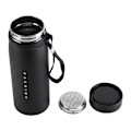 Miniatyrbillede 3 af 8: 1 stk 900 ml rustfrit stål vand termisk kop te kaffe rejse drikkeflaske (sort)