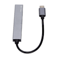 Miniatyrbillede 4 af 8: Expansionsdocka TYPEC Mini Plug and Play USB2.0 USB 3.0 Hub 1 Drag 4 Expansionsdocka (Grå)