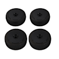 Miniatyrbilde 2 av 8: 4 stk RC Gummidekk med Sterkt grep, Høy Slitestyrke, Fleksible 17mm Hjul for Redcat Black