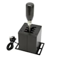 Miniatyrbillede 7 af 8: USB Simulator Shifter 6 Plus R Racing H-Gear med kulfibergreb til Logitech G29 G27 G25 G920 til T300RS GT Sort